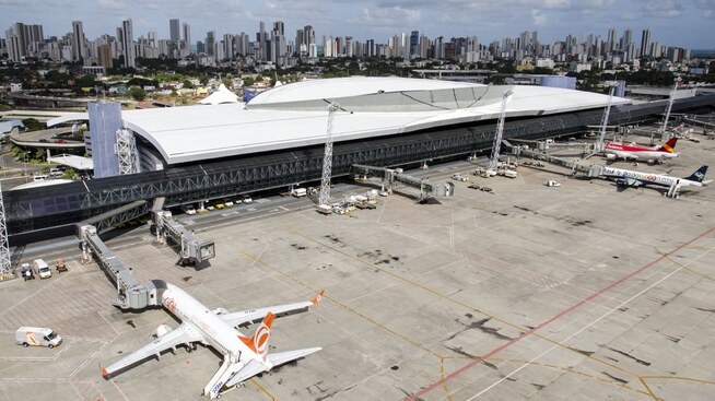 <p><b>VM-FLYPLASS:</b> Guararapes International Airport ble oppgradert i forbindelse med fotball-VM i Brasil i 2014.</p>