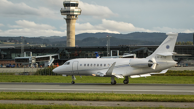 <p><b>PÅ VÆRNES</b>: Reitan-familiens privatfly.</p>