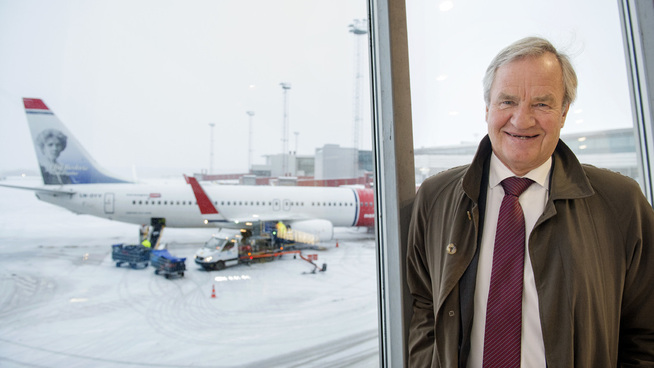 <p><b>FORNØYD:</b> – Det var på høy tid, sa Bjørn Kjos fredag - etter at det ble kjent at Norwegian har fått en foreløpig ja til USA-lisens for sitt irske datterselskap.<b><br/></b></p>