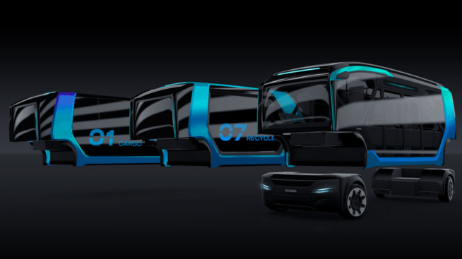 <p><b>BYTTER FUNKSJON:</b> Med hjelp av moduler forvandles kjøretøyet fra buss til søppelbil eller lastebil gjennom døgnet.</p>