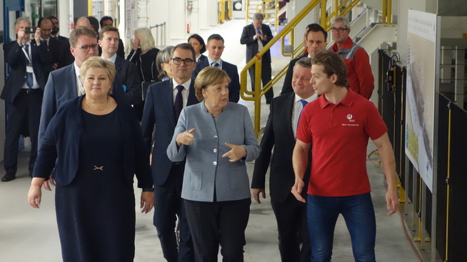 Solberg møtte Merkel: Begge kjemper for gjenvalg - Erna ...