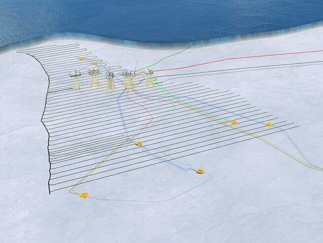 <p><b>STORT NETTVERK:</b> Statoil gir kontrakt til Alcatel Submarine Networks på overvåkning av havbunnen på Johan Sverdrup. Det omfattende nettverket av sensorer og kabler skal dekke et område på 120 kvadratkilometer.</p>