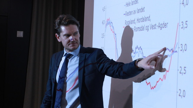 <p><b>SER QE-KORRELASJONER:</b> Kjetil Olsen, sjeføkonom i Nordea Markets</p>