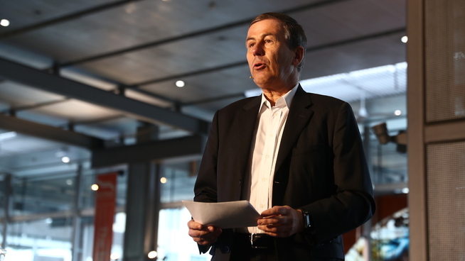 <p><b>STYRELEDER:</b> Dag Mejdell la frem endringene i NSB-konsernet under pressekonferansen tirsdag,</p>