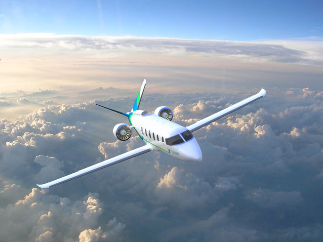 <p><b>SNART</b>: Zunum Aeros hybridelektriske fly skal etter planen kunne leveres i 2022, ifølge selskapet, som støttes av Boeing og JetBlue.</p>
