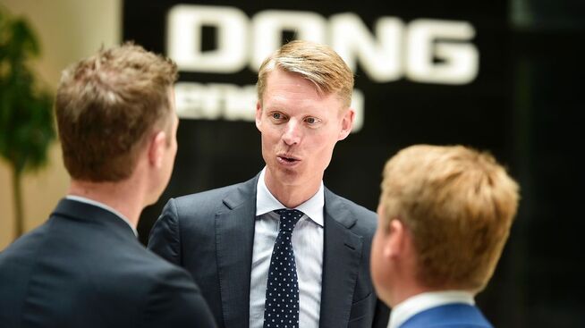 <p><b>BØRSNOTERT:</b> Dong ble børsnotert i København i mai i fjor. Her ved administrerende direktør Henrik Poulsen. </p>