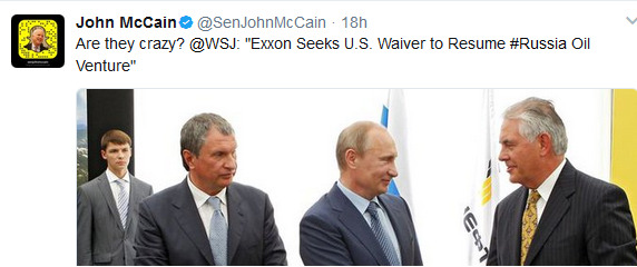 <p><b>REAGERTE:</b> John McCains twittermelding.</p>