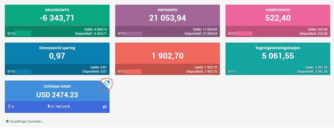 <p><b>BITCOIN-OVERSIKT:</b> Skandiabanken-kunder får nå muligheten til å sjekke sin bitcoin-beholdning direkte i nettbanken.</p>