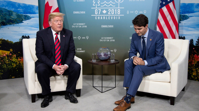 <p><b>KAMPHANER:</b> President Donald Trump har rettet flere bredsider mot den kanadiske statsministeren Justin Trudeau etter G7-møtet. Trump beskriver Trudeau som «veldig uærlig og svak».</p>