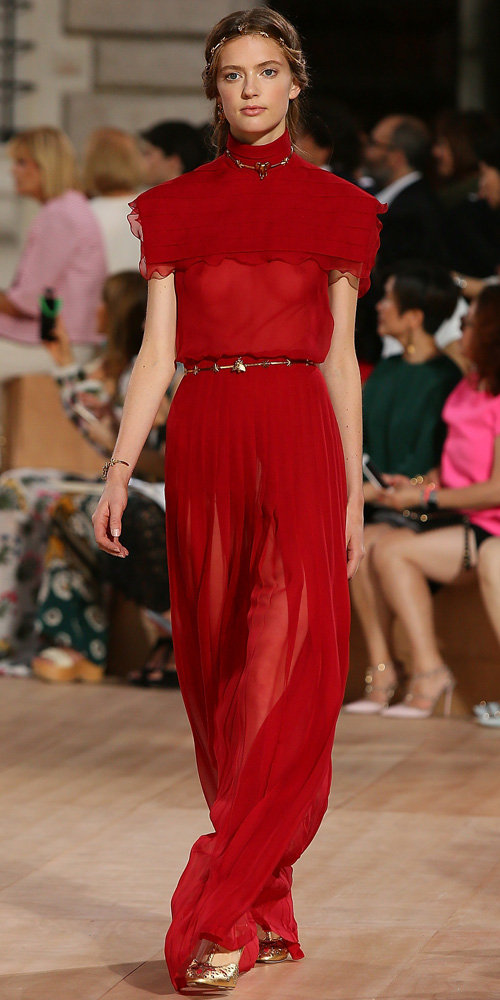 Valentino haute couture fall/winter 2015 rødt