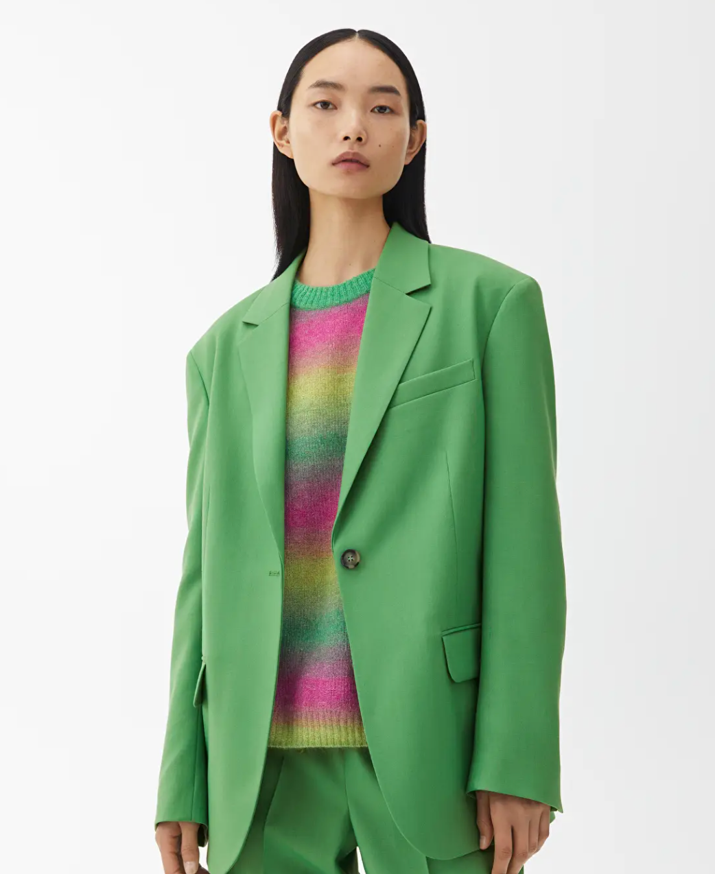 Grønn blazer