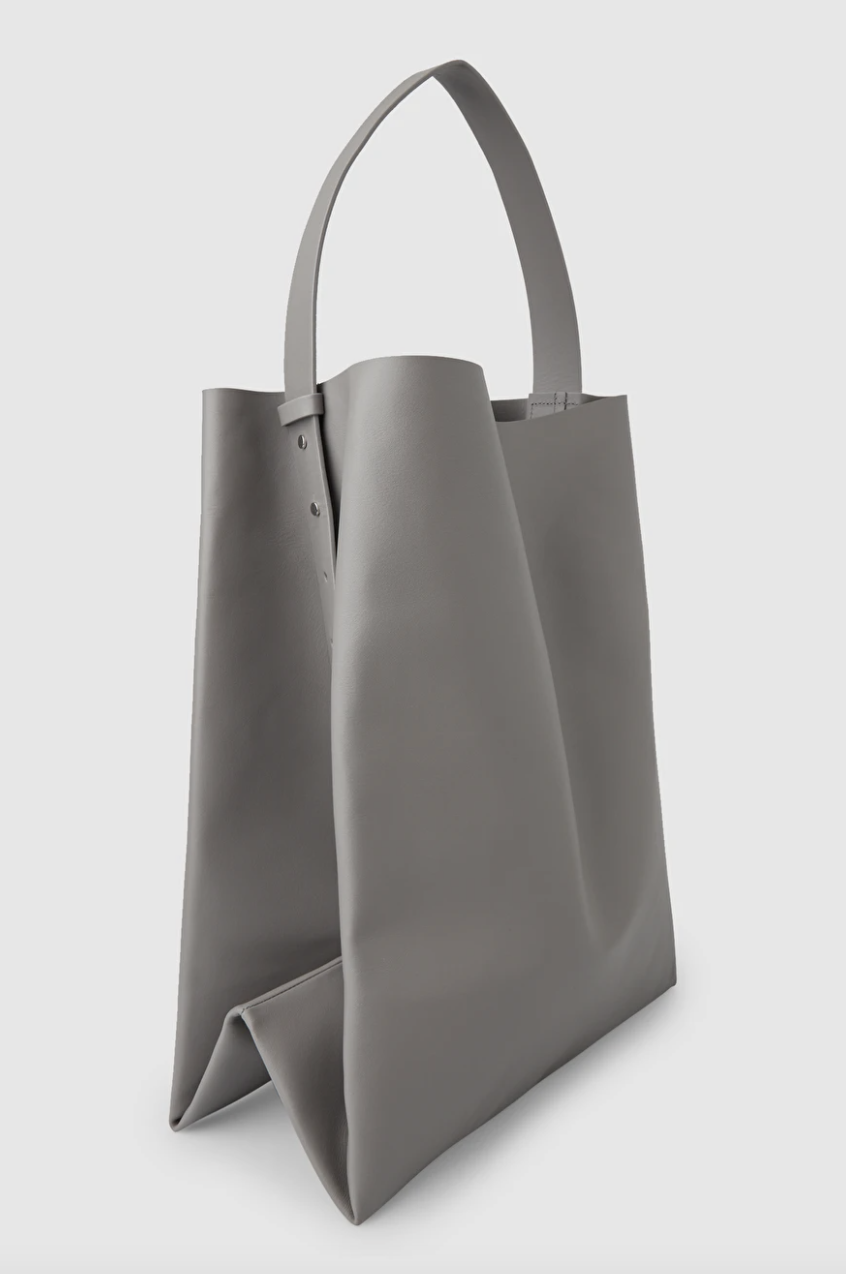 Grå tote bag