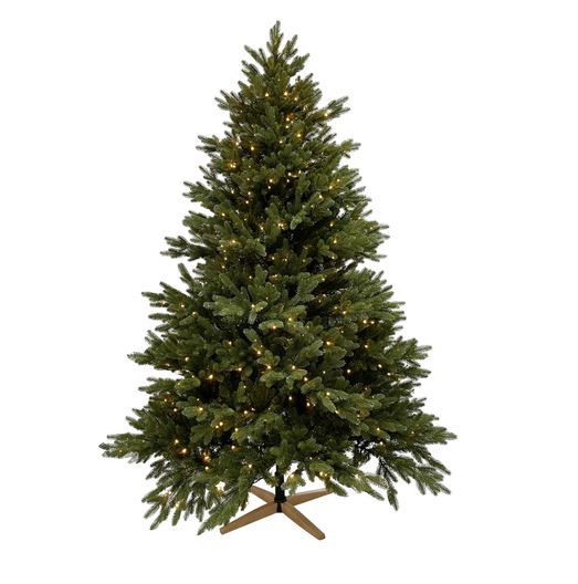 Juletre med lys