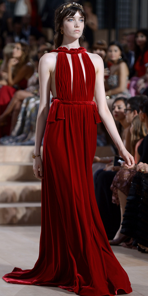 Valentino haute couture fall/winter 2015 rødt