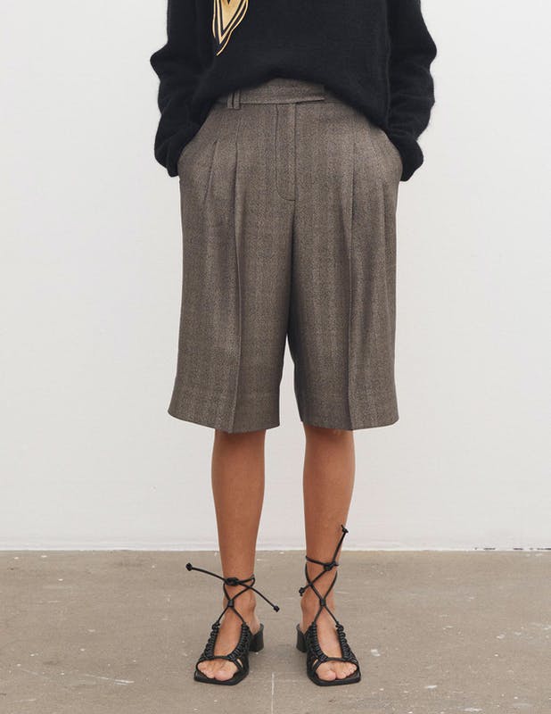Lang, rutete shorts