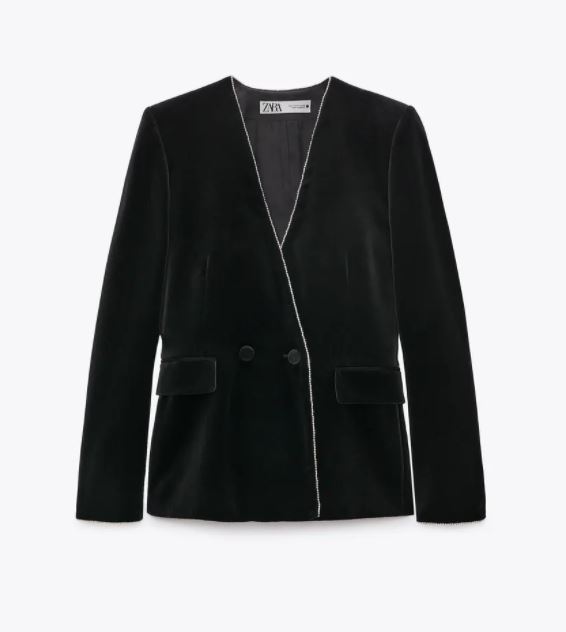 blazer fløyel