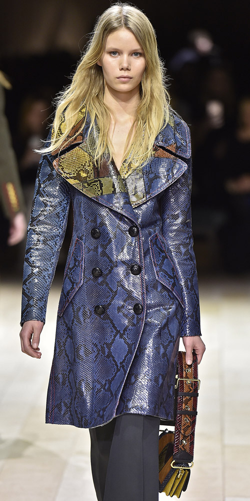 Burberry fall/winter 2016. Foto: Getty Images