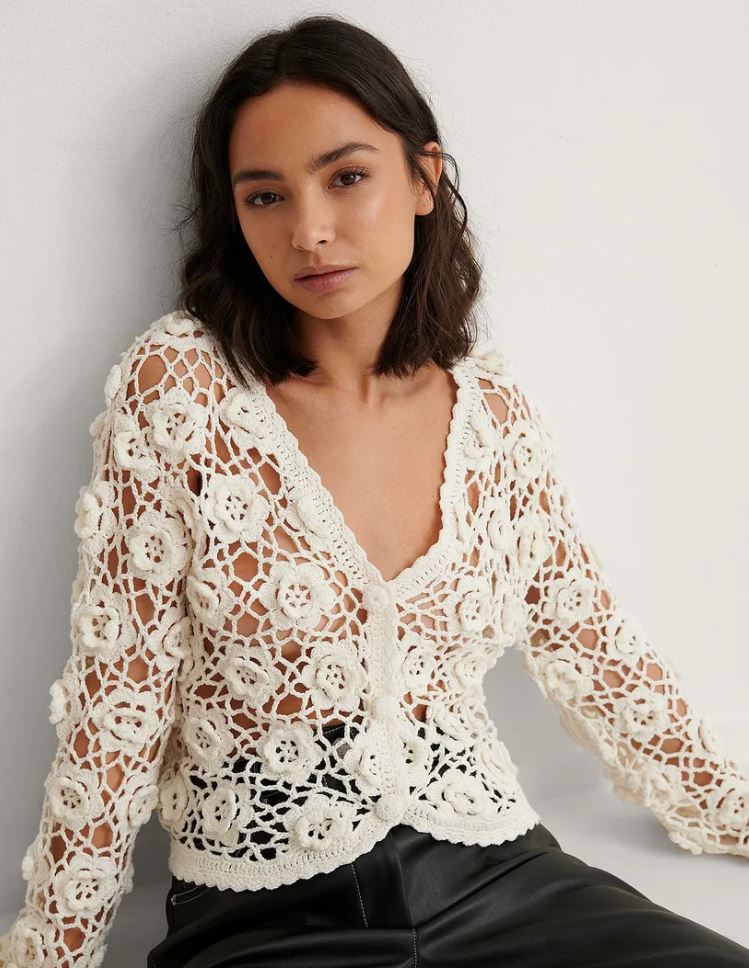 Heklet cardigan