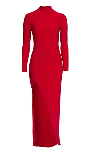 Lange røde kjoler 2015