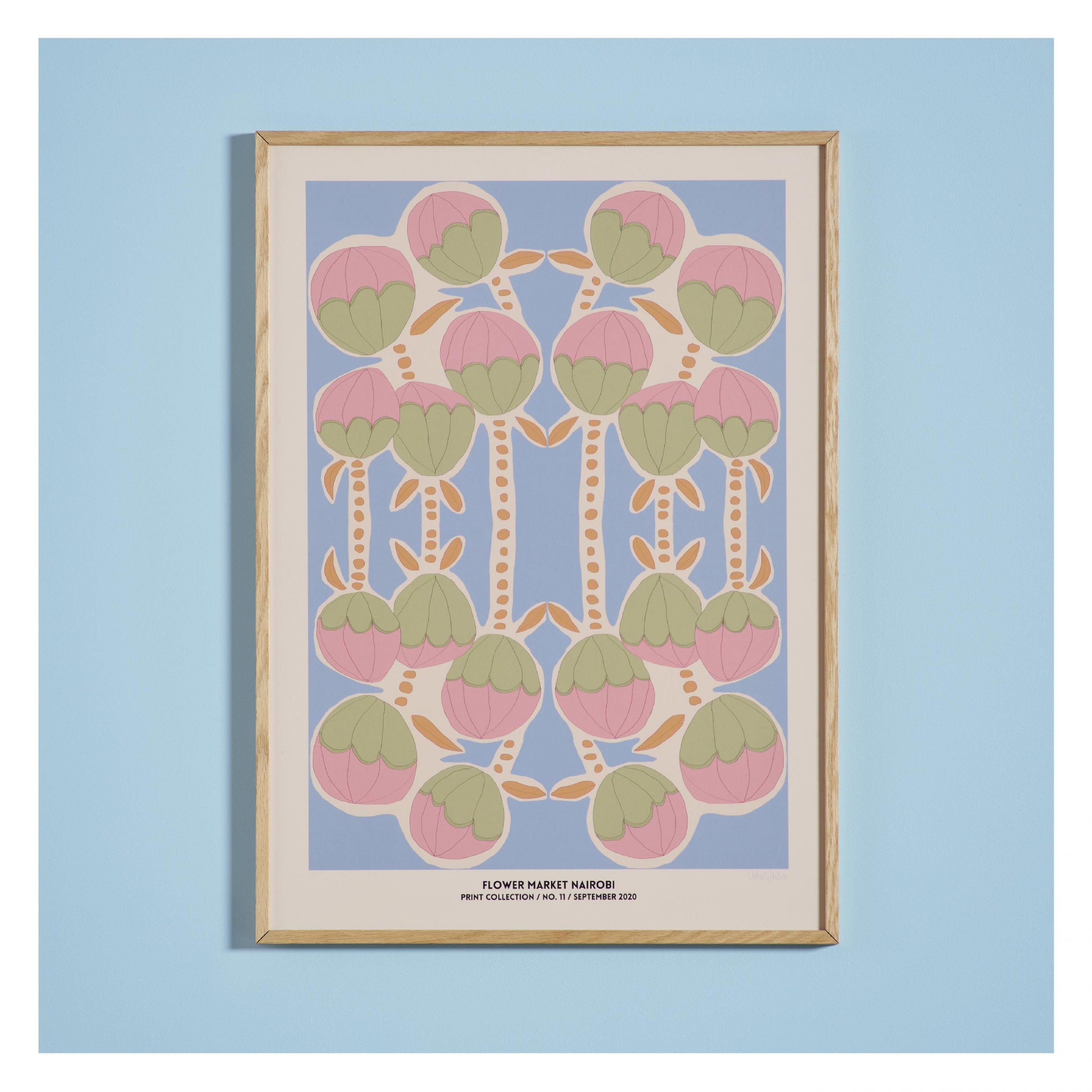 Flowermarket print