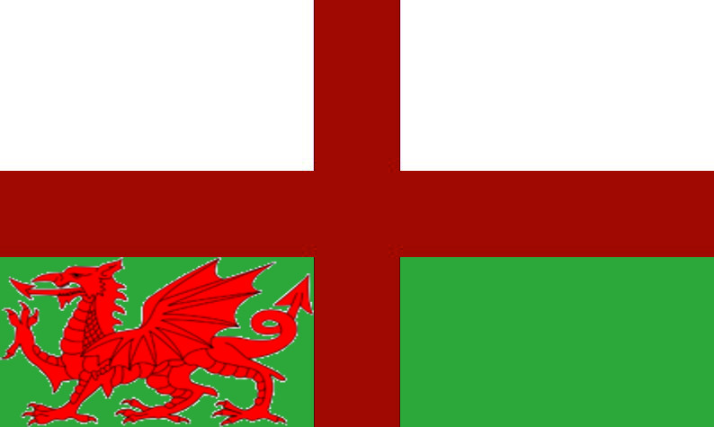 Storbritannias Flagg Uten Skottland Vg Protokoll