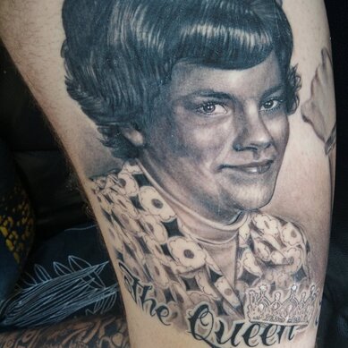 Portrett tattoo