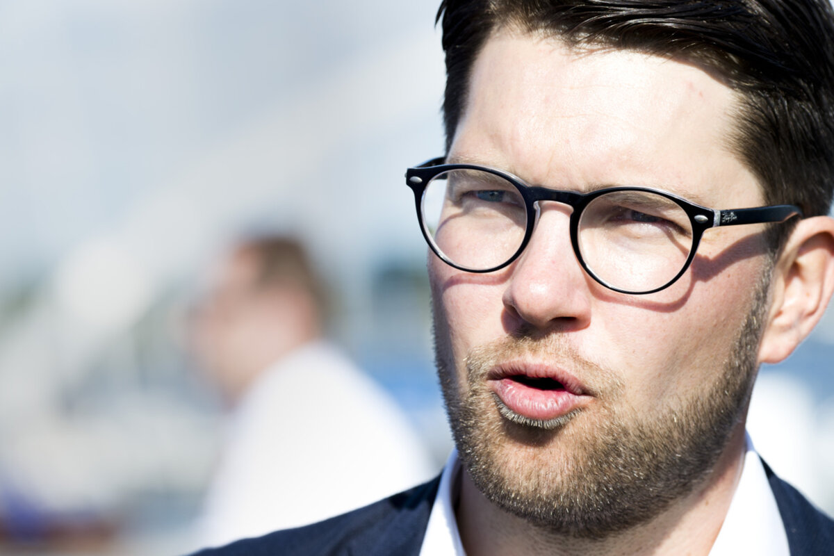 Sverigedemokraternas partileder Jimmie Åkesson