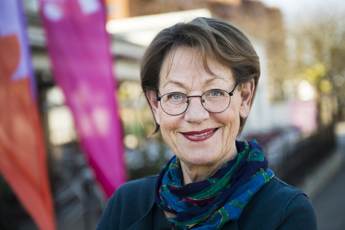 Feministiskt Initiativs partileder Gudrun Schyman