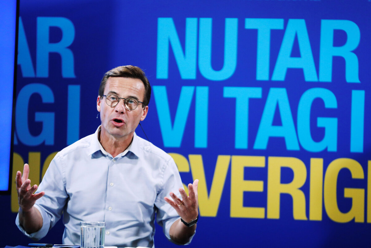 Moderaternas partileder Ulf Kristersson