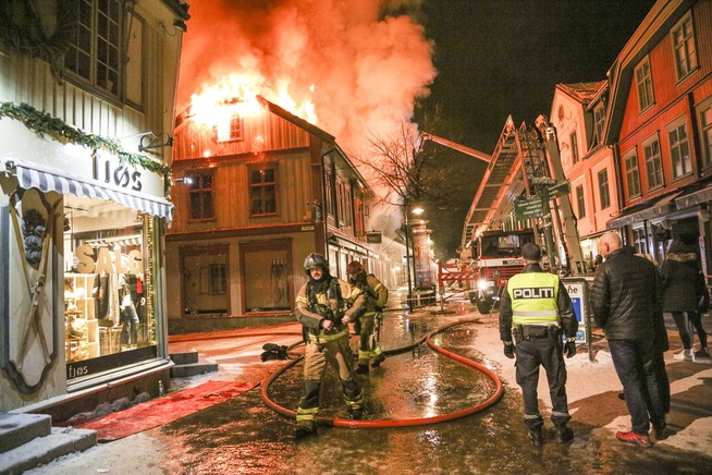 <p>OUT OF CONTROL: the Fire department has major problems in Lillehammer, norway.</p>