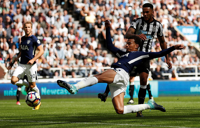 <p>1-0: Dele Alli sendte Tottenham i føringen rett etter at han ble stemplet.</p>