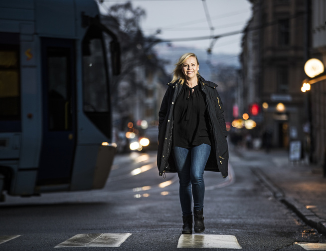 <p>BYJENTE: Linn Skåber er Løkkajente og trives i byen. Hun gleder seg til våren når hun kan løpe langs Akerselva.</p>