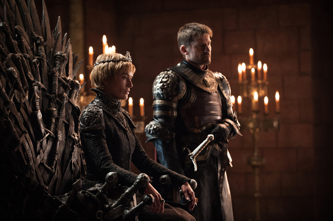 <p>MED: Cersei Lannister (Lena Heady) og Jaime Lannister (Nikolaj Coster-Waldau).</p>