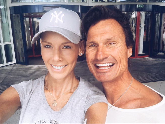 & lt; p & gt; WIDE SMILE: The couple  Stordalen was sv & # xE6, rt forn & #  xF8; height that Gunhild in late July, a few weeks  of leave from the hospital in the Netherlands. &  lt; / p & gt;