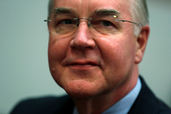 <p>SNART REGJERINGSMEDLEM: Fra lege til helseminister. Tom Price.</p>