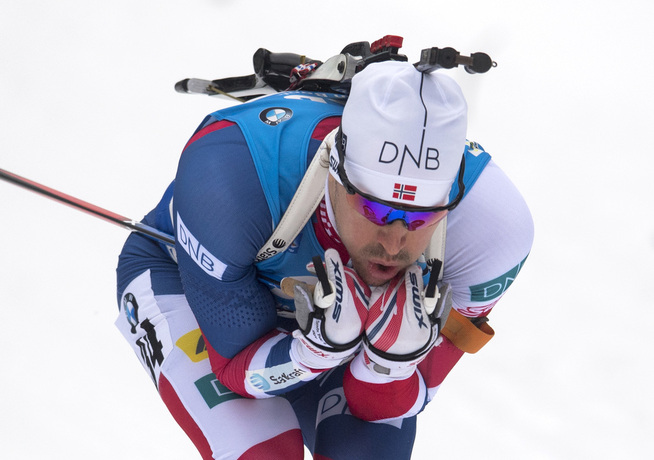 <p>ANKERMANN: Emil Hegle Svendsen gikk den siste etappen for Norge i dag. Han fikk ned 10 blinker uten å bruke ekstraskudd.</p>