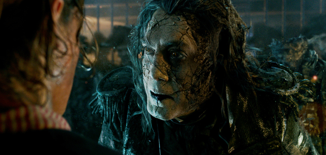 <p>TILBAKE: Javier Bardem som kaptein Salazar, tilbake fra Djevelens triangel på jakt etter Jack Sparrow.</p>