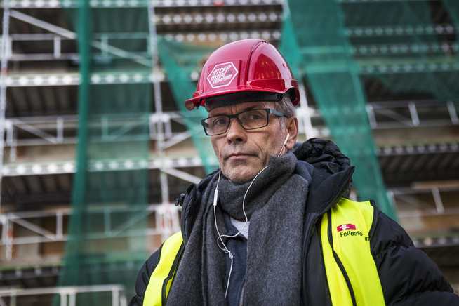 <p>ENGASJERT: Boye Ullmann er organisasjonsarbeider i Fellesforbundet, Rørleggernes fagforening. Foto: FRODE HANSEN, VG</p>