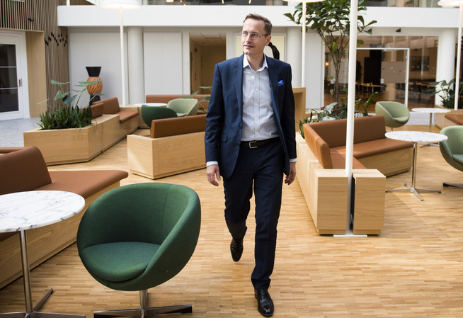 <p>FREMTIDSTRO: Administrerende direktør Snorre Storset i Nordea Bank Norge ASA sier at den voldsomme boligprisveksten ikke legger demper på unge nordmenns tro på at boligdrømmen vil gå i oppfyllelse.</p>