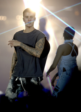 <p>LATSABB? Justin Bieber på  Telenor Arena on Friday. Photo: MATTIS  SANDBLAD</p>