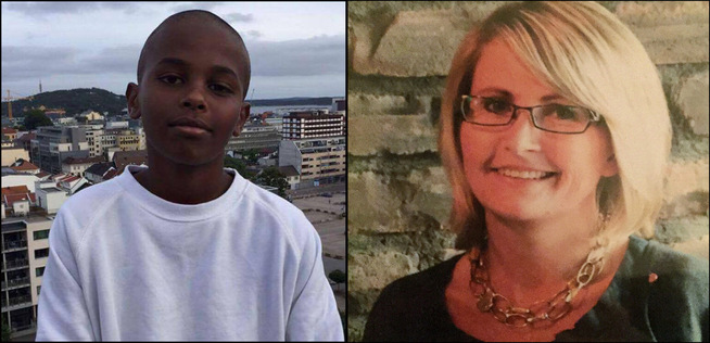 <p>DOBBELTDRAP: Jakob Hassan (14) og Tone Ilebekk (48) ble knivstukket til døde i Kristiansand mandag kveld.</p>