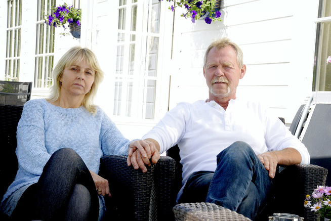 & lt; p & gt; MARKED: The couple Elin and Roy Andersen & lt; / p & gt;