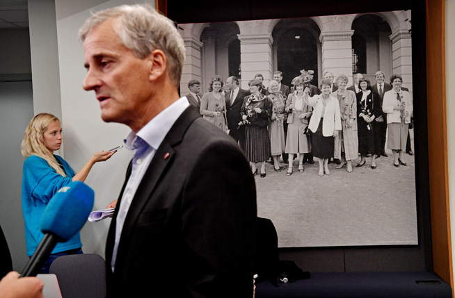 <p>MISFORNØYDE ANSATTE: Partileder Jonas Gahr Støre, her på en pressekonferanse forrige mandag på Aps kontorer på Youngstorget etter fremleggelsen av en rapport om hvorfor partiet tapte stortingsvalget.</p>