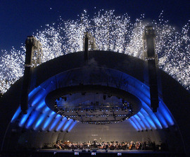 & lt; p & gt; Kygo-FRIENDLY: Here s &  # xE5; it out when The Hollywood Bowl Orchestra  inaugurated concert's newly renovated stage in  2004. Photo: AP & lt; / p & gt;