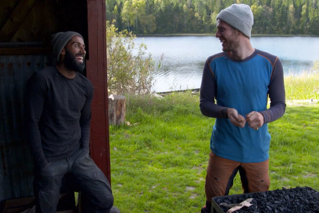 <p>FORNØYD: Ali and Marius grins for å having secured a place in the finaleuken. The påcalled Olsenbanden is fax resolutionøst, and nå it is all against all.</p>