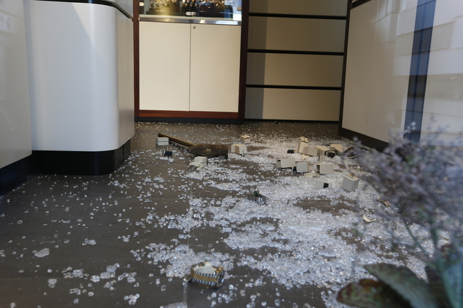 <p>KAOS: Det var dette synet som møtte daglig leder, Beathe Olsen, da hun kom til butikken etter melding om innbrudd.</p>