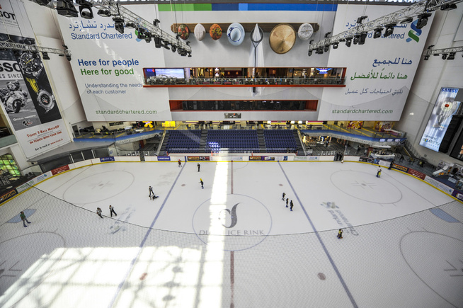 <p>ICE ICE: Selvsagt har Dubai en innendørs skøytebane.</p>