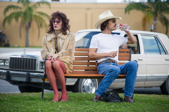 <p>NED I VEKT: Jared Leto som Rayon og Matthew McConaughay som Ray Woodroof i «Dallas Buyers Club».</p>