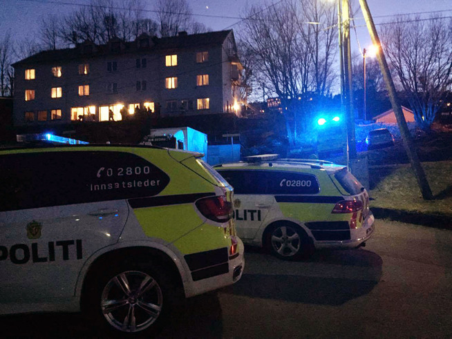 <p>EXPLODED: Two men are arrested and charged after an explosion at a reception centre in the Outer Arna in Bergen on Tuesday afternoon. 43 unaccompanied asylum seekers living in the house.</p>