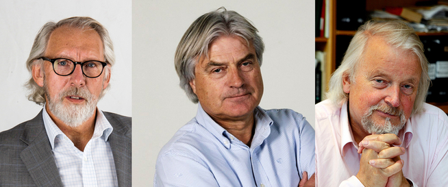 <p>REAGERER: Tre av norges ledende presse-eksperter mener rolleblandingen i «Paradise Hotel» kan være uheldig. Fra venstre: Carl-Erik Grimstad, Gunnar Bodahl-Johansen og Per Edgar Kokkvold.</p>